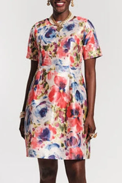 Frances Valentine Michelle Mini Dress Super Bloom In Multi