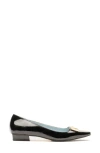 Frances Valentine Midge Flat In Black