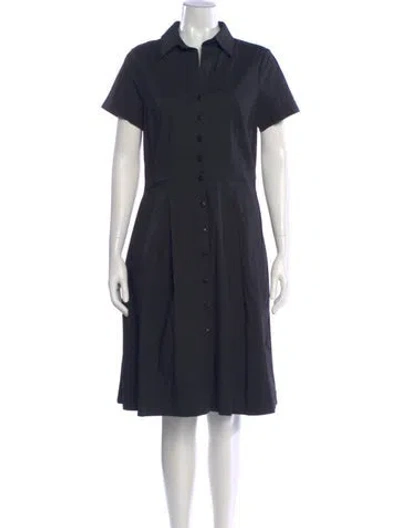 Pre-owned Frances Valentine Midi Length Dress In Black