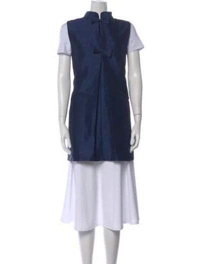 Pre-owned Frances Valentine Midi Length Dress In Blue
