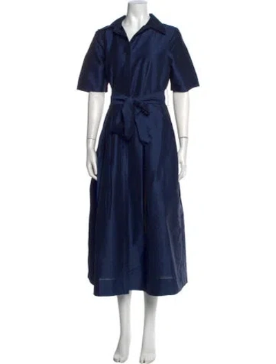 Pre-owned Frances Valentine Midi Length Dress W/ Tags In Blue
