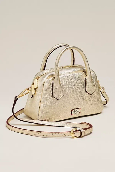 Frances Valentine Mini Bowler Bag In Gold