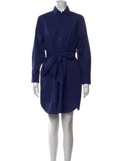 Pre-owned Frances Valentine Mini Dress W/ Tags In Blue