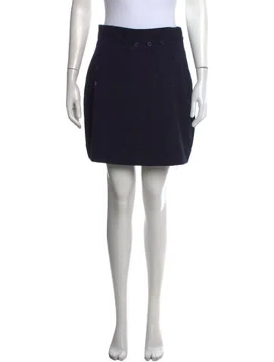 Pre-owned Frances Valentine Mini Skirt W/ Tags In Black