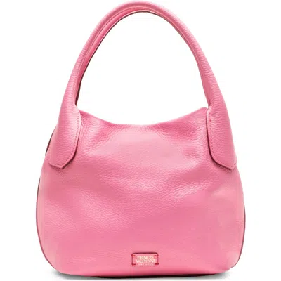 Frances Valentine Mini Sweet Pea Leather Top Handle Bag In Pink