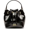 Frances Valentine Minnie Leather Bucket Bag In Black
