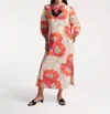 FRANCES VALENTINE MINNOW MAXI DRESS IN JAPANESE POPPY