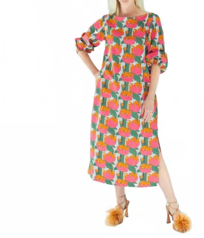 Frances Valentine Minnow Maxi Dress In Pink