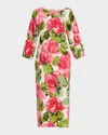 Frances Valentine Minnow Maxi Dress In Pink/multi