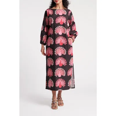Frances Valentine Minnow Maxi Peacock Dress In Multi
