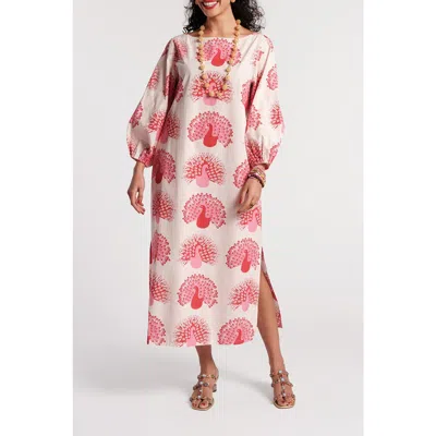 Frances Valentine Minnow Maxi Peacock Dress In Multi