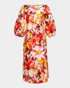 Frances Valentine Minnow Maxi Dress In Sunfloral In Multi