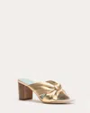 Frances Valentine Mollie Heel In Platino In Multi