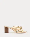 Frances Valentine Mollie Heel In Platino In Multi