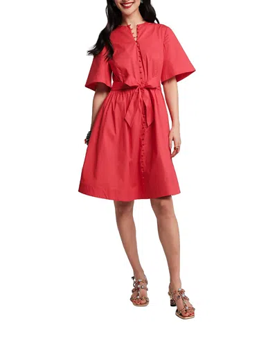 Frances Valentine Nancy Dress In Red