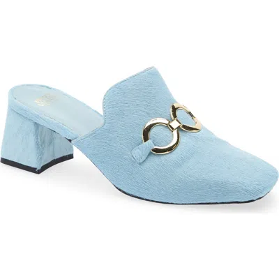 Frances Valentine Natty Genuine Calf Hair Heeled Mule In Multi