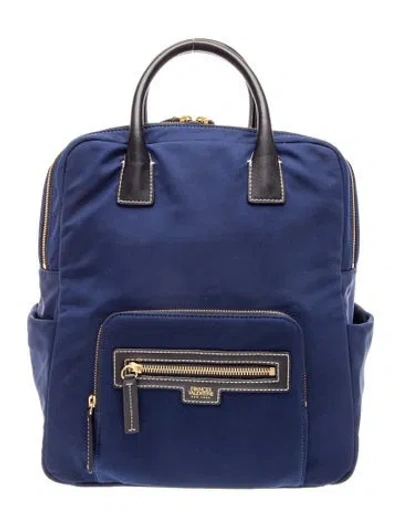 Pre-owned Frances Valentine Nylon Backpack In Blue