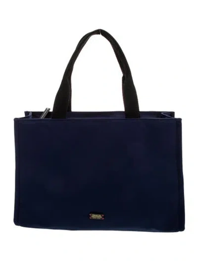 Pre-owned Frances Valentine Nylon Shoulder Bag In Blue
