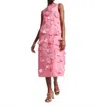 Frances Valentine Origami Flower Dress In Pink