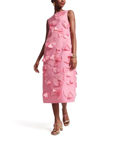 Frances Valentine Origami Flower Dress In Pink