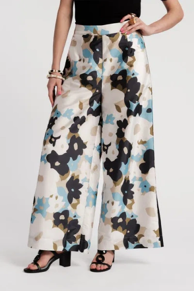 Frances Valentine Palazzo Pant Morning Dew In Black