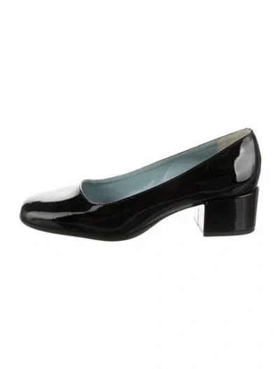 Pre-owned Frances Valentine Patent Leather Pumps In Black