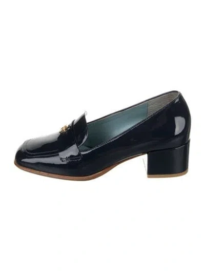 Pre-owned Frances Valentine Patent Leather Pumps In Blue