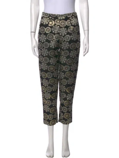 Pre-owned Frances Valentine Patterned Straight Leg Pants W/ Tags In Multi