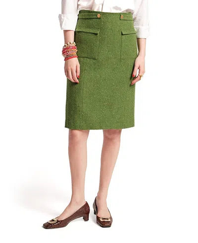 Frances Valentine Pencil Skirt In Grey