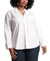 Frances Valentine Perfect White Button Down Shirt In White