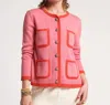 Frances Valentine Pierre Regular And Plus Size Cardigan In Multi