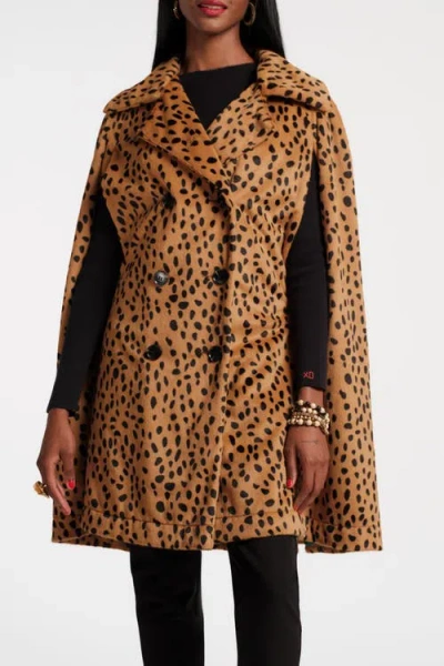 Frances Valentine Preston Cape In Brown