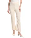 Frances Valentine Quincy Solid Stretch Pant In White