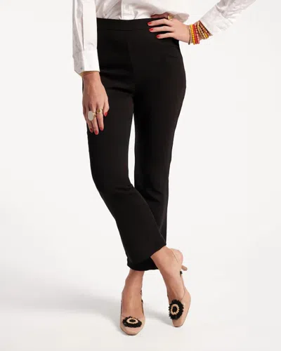 Frances Valentine Quincy Stretch Pant In Black
