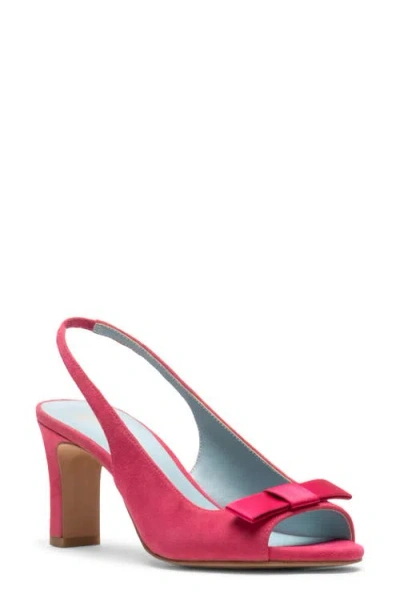 Frances Valentine Reese Slingback Pump In Pink