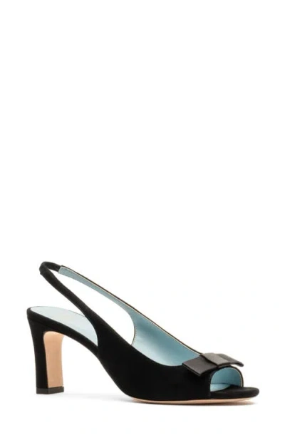 Frances Valentine Reese Slingback Sandal In Black