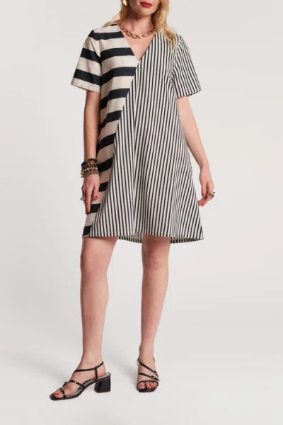 Frances Valentine Schooner Dress Nautical Stripe In Pattern