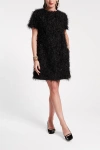 FRANCES VALENTINE FRANCES VALENTINE SHIFTY DRESS GOTHAM SHAG POLY