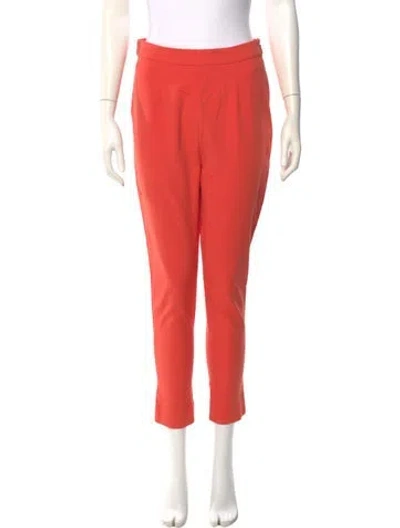 Pre-owned Frances Valentine Skinny Leg Pants In Orange