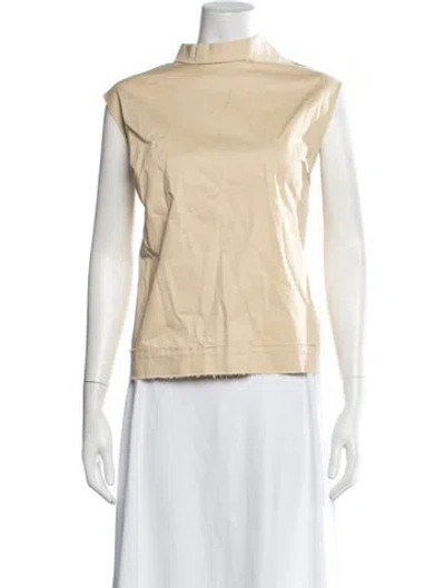 Pre-owned Frances Valentine Sleeveless Top In Neutrals