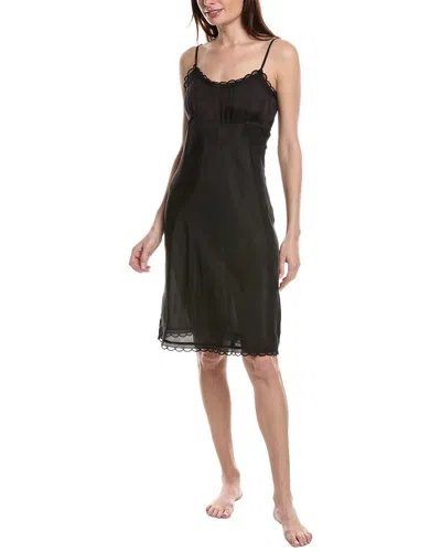 Frances Valentine Slip Dress In Black