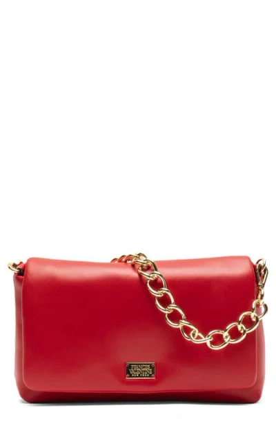 Frances Valentine Small Effie Leather Crossbody Bag In Red
