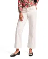 Frances Valentine Smarty Cuffed Jeans In White