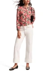 Frances Valentine Smarty Cuffed Jeans In White In White