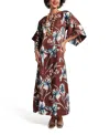 Frances Valentine Spinnaker Maxi Dress In Brown
