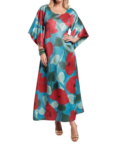 Frances Valentine Spinnaker Maxi Dress In Floating Floral In Multi
