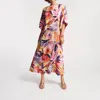 Frances Valentine Spinnaker Maxi Dress In Lanai Print