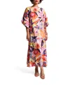 Frances Valentine Spinnaker Maxi Dress In Lanai Print In Pink/multi