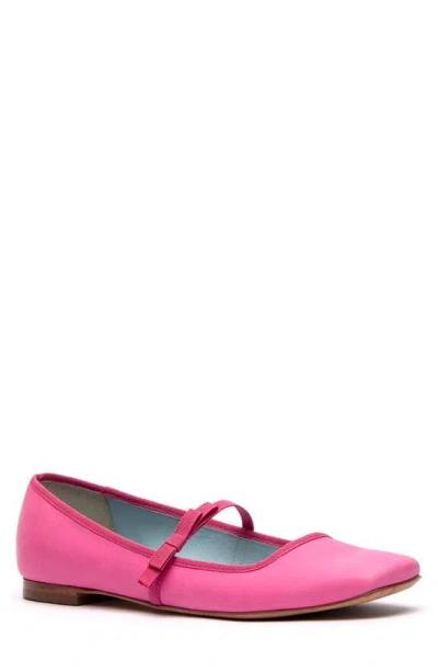 Frances Valentine Square-toe Mary Jane In Pink