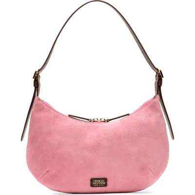 Frances Valentine Starr Suede Hobo Bag In Pink